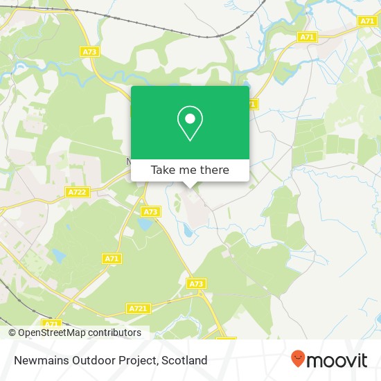 Newmains Outdoor Project map