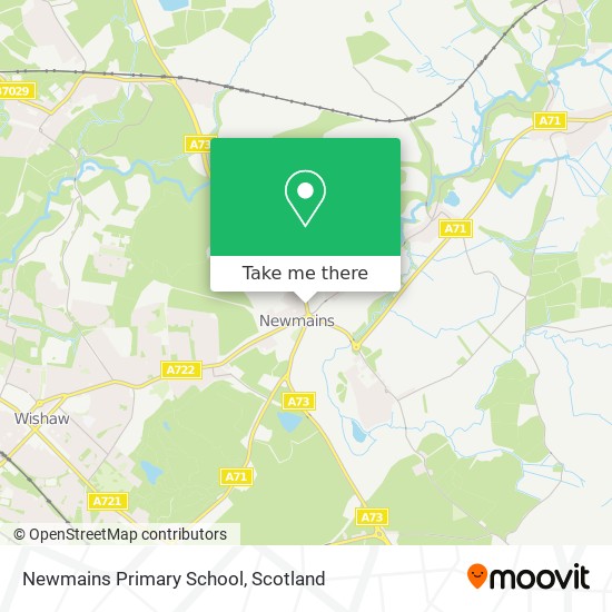 Newmains Primary School map