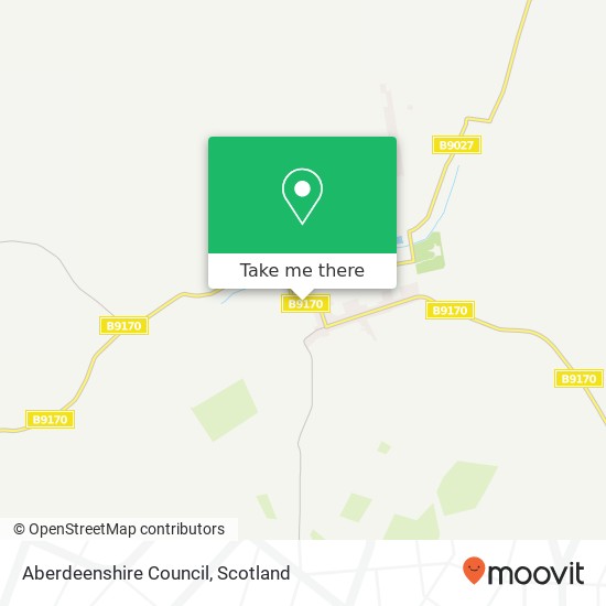 Aberdeenshire Council map