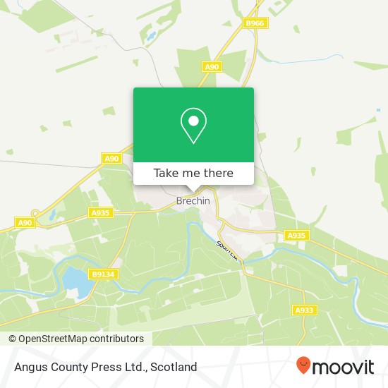 Angus County Press Ltd. map