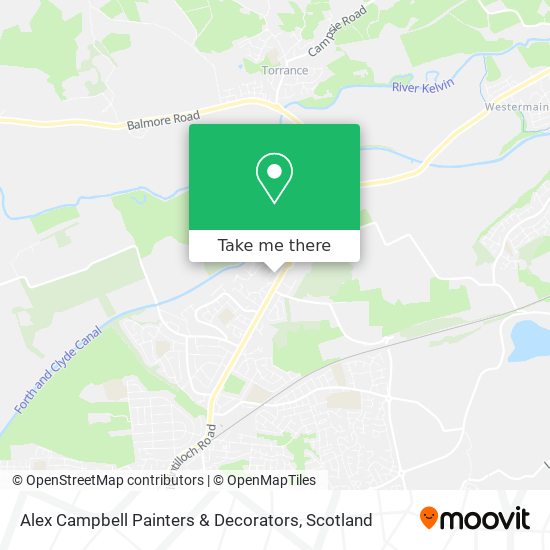 Alex Campbell Painters & Decorators map