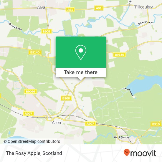 The Rosy Apple map