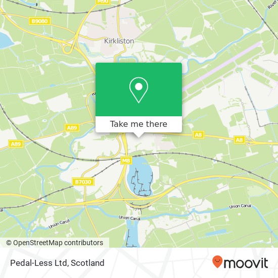 Pedal-Less Ltd map