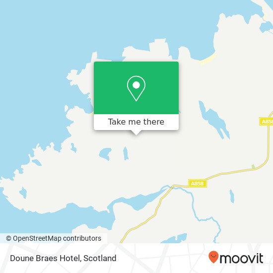 Doune Braes Hotel map