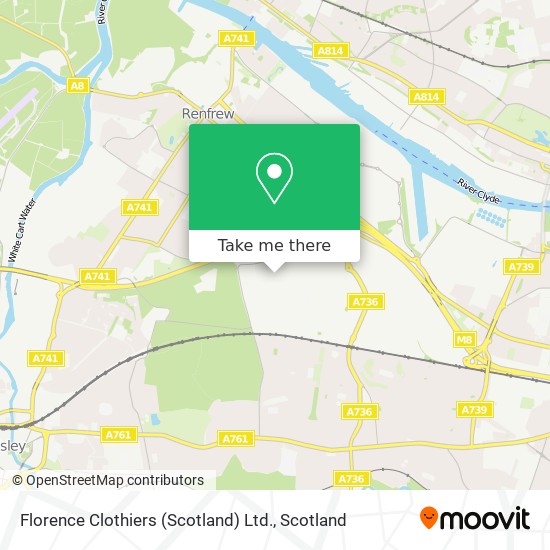 Florence Clothiers (Scotland) Ltd. map