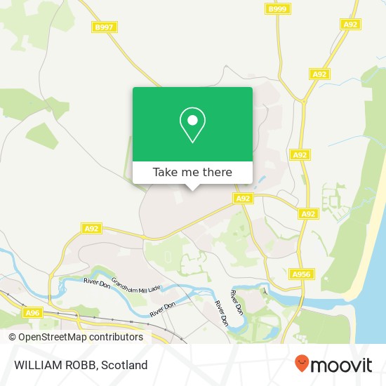 WILLIAM ROBB map