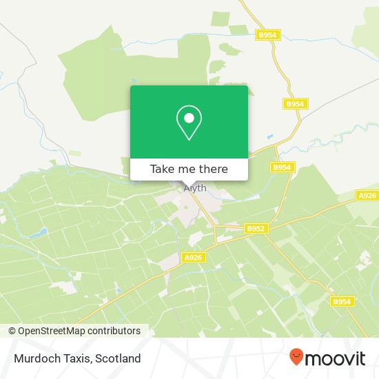 Murdoch Taxis map