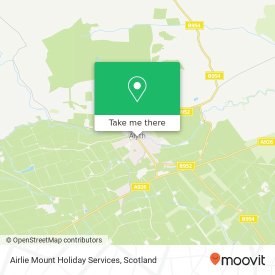 Airlie Mount Holiday Services map