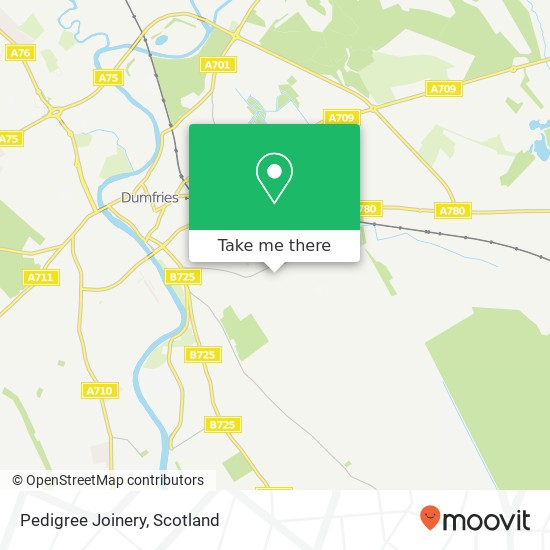 Pedigree Joinery map