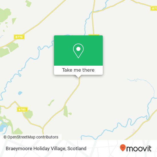Braeymoore Holiday Village map