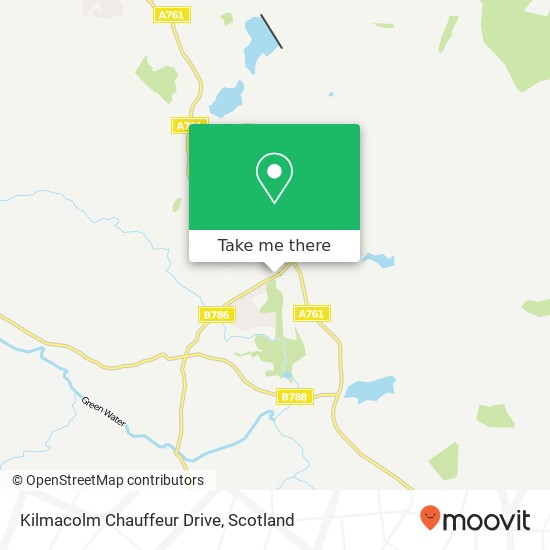 Kilmacolm Chauffeur Drive map