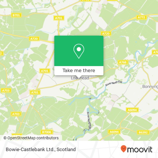 Bowie-Castlebank Ltd. map