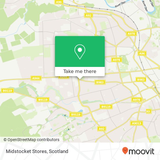 Midstocket Stores map