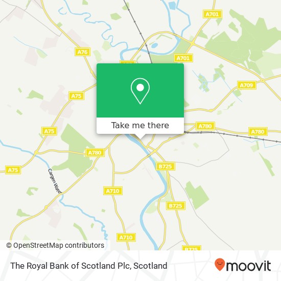 The Royal Bank of Scotland Plc map