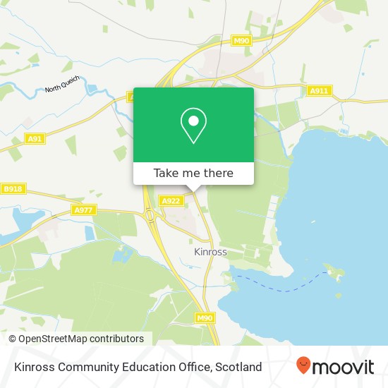 Kinross Community Education Office map