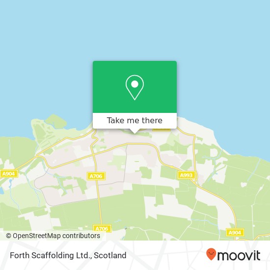 Forth Scaffolding Ltd. map