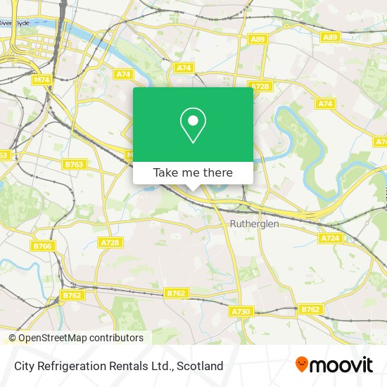 City Refrigeration Rentals Ltd. map