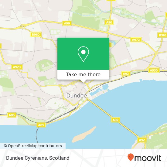 Dundee Cyrenians map