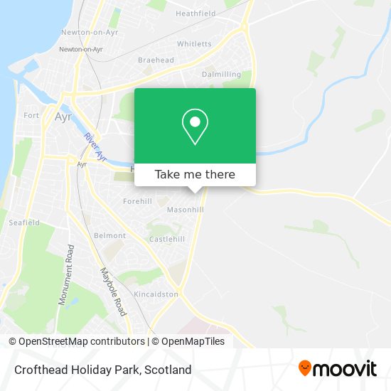 Crofthead Holiday Park map