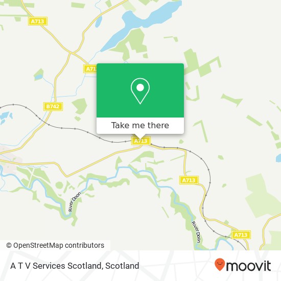 A T V Services Scotland map