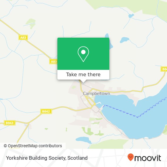Yorkshire Building Society map