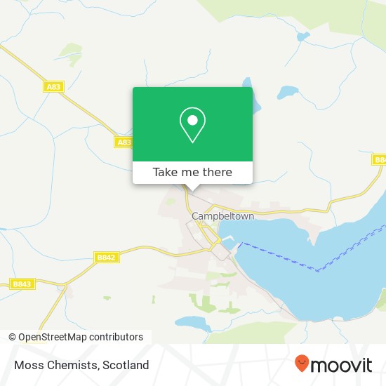Moss Chemists map