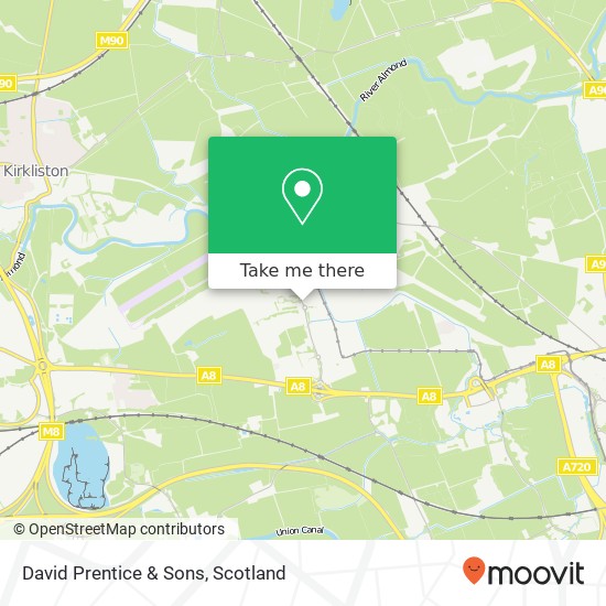 David Prentice & Sons map