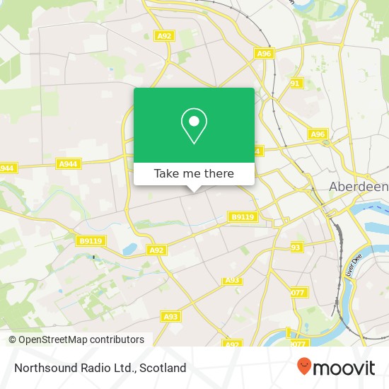 Northsound Radio Ltd. map