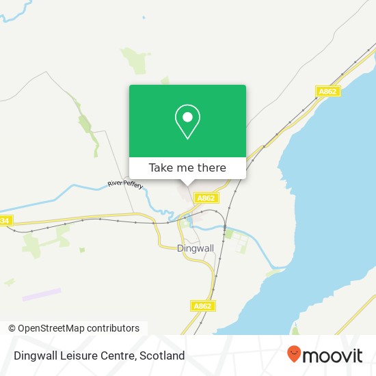 Dingwall Leisure Centre map