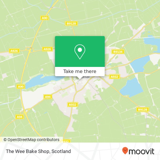 The Wee Bake Shop map