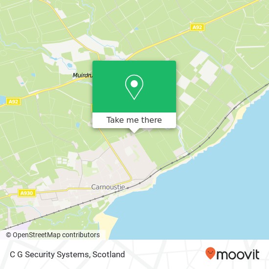 C G Security Systems map