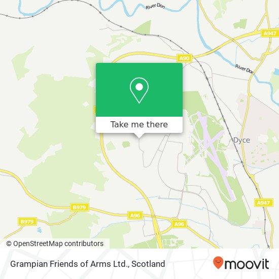 Grampian Friends of Arms Ltd. map