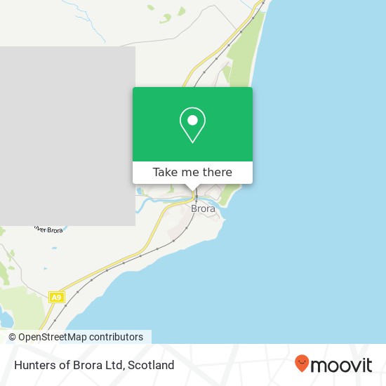 Hunters of Brora Ltd map