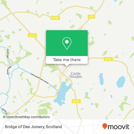 Bridge of Dee Joinery map