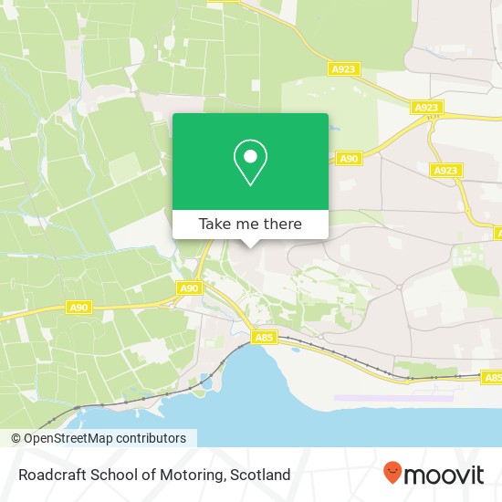 Roadcraft School of Motoring map