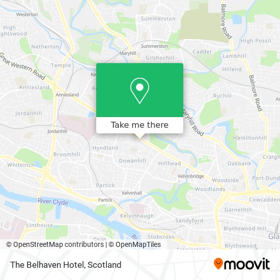 The Belhaven Hotel map
