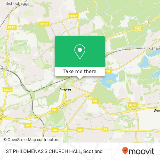 ST PHILOMENAS'S CHURCH HALL map