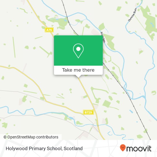 Holywood Primary School map