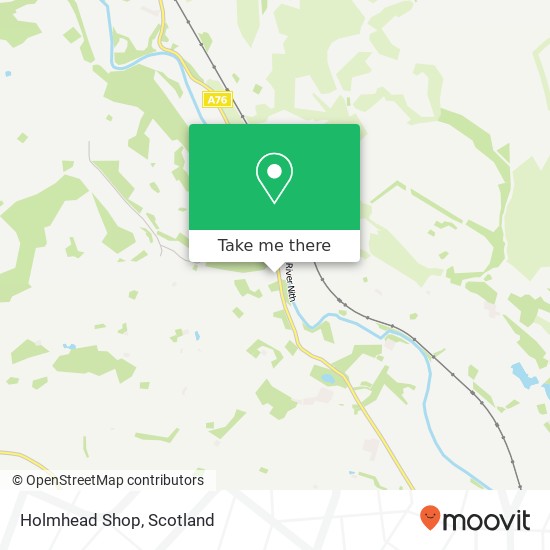 Holmhead Shop map