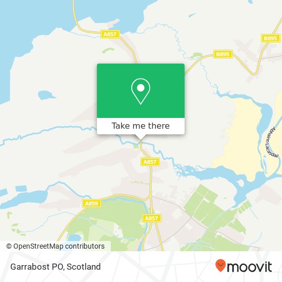 Garrabost PO map