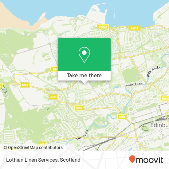 Lothian Linen Services map