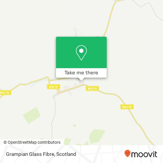 Grampian Glass Fibre map