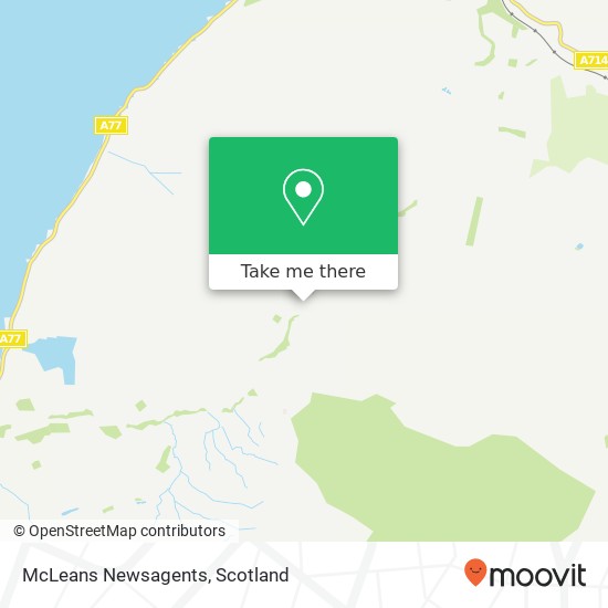 McLeans Newsagents map
