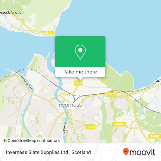 Inverness Slate Supplies Ltd. map