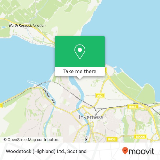 Woodstock (Highland) Ltd. map