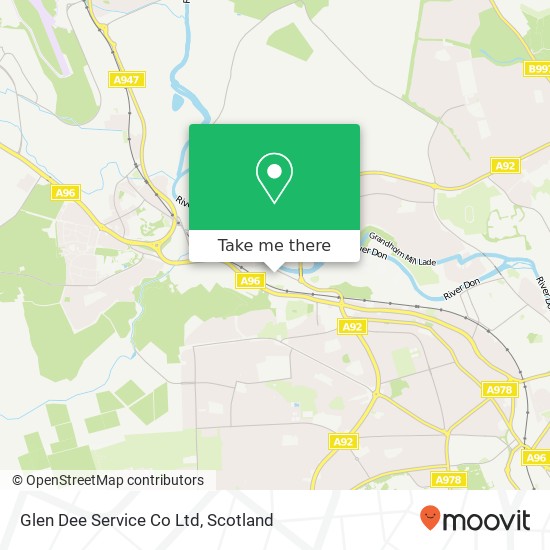 Glen Dee Service Co Ltd map