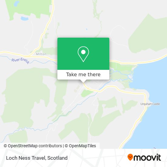 Loch Ness Travel map