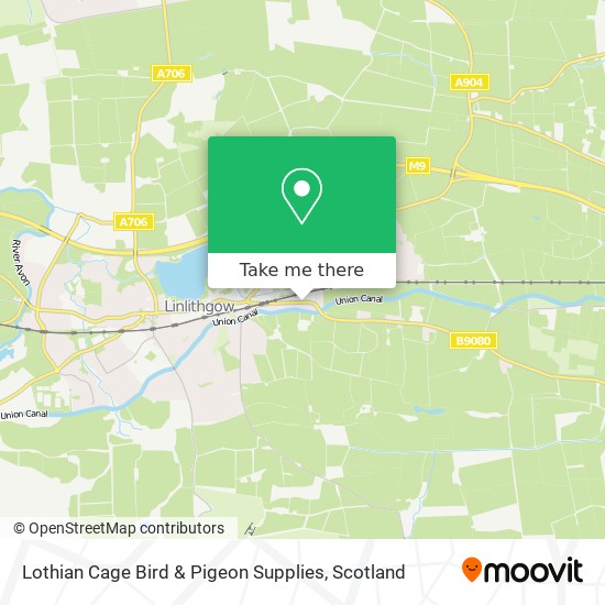 Lothian Cage Bird & Pigeon Supplies map