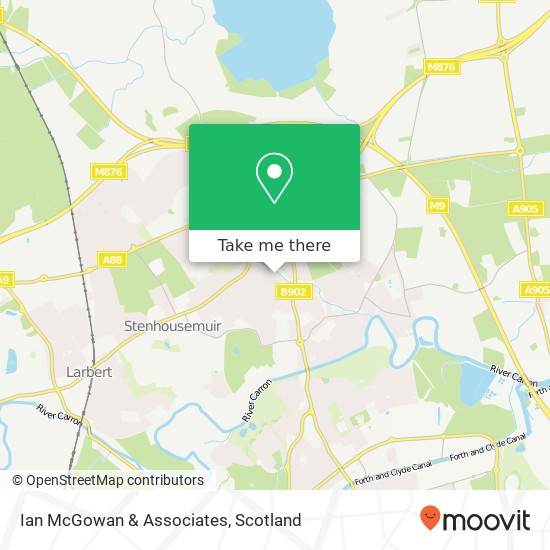 Ian McGowan & Associates map