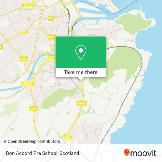 Bon Accord Pre School map